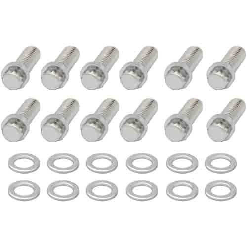 12-Point Intake Manifold Bolts Chrome Plated