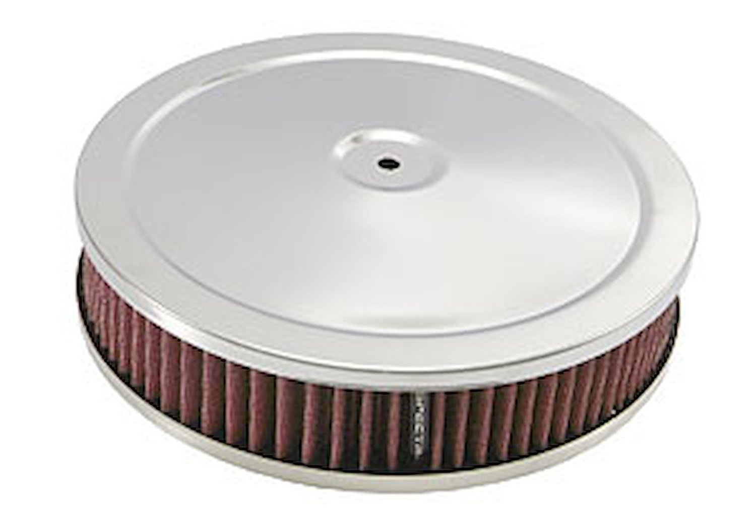 Round Air Cleaner Chrome Plated Steel