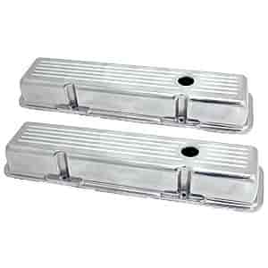 Polished Aluminum Valve Covers 1958-1986 Small Block Chevy