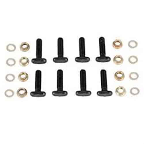 3/8 housing end stud kit 10 each- T-bolts washers / nuts