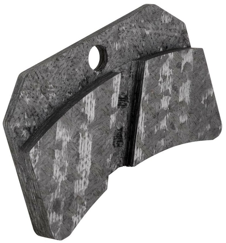 Slotted Carbon Brake Pad for Pro Series 4-Piston Calipers