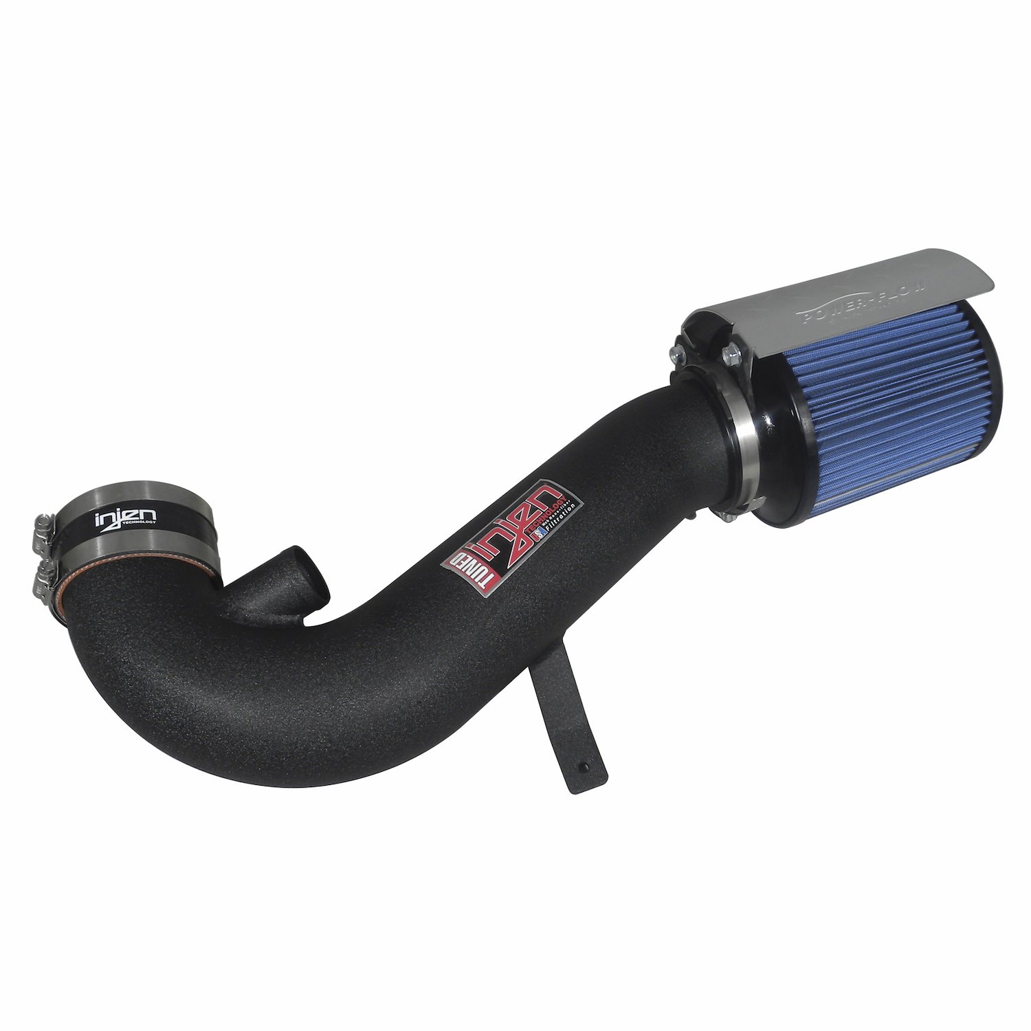 Wrinkle Black PF Cold Air Intake System, 2011-2014 Ford Mustang GT V8-5.0L