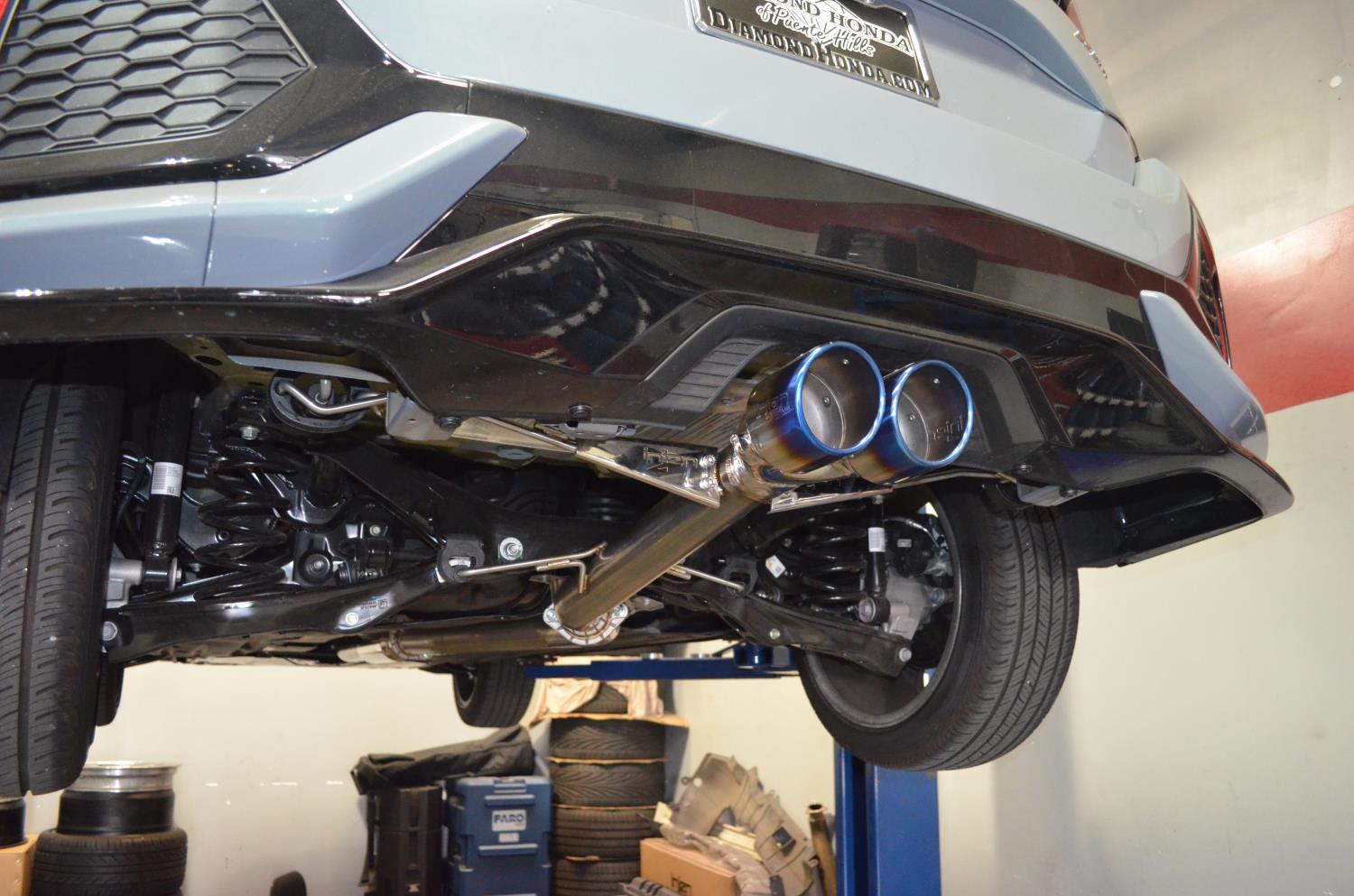 Performance Exhaust System, 2016-2020 Honda Civic 1.5L Turbo; Hatchback Sport models Only