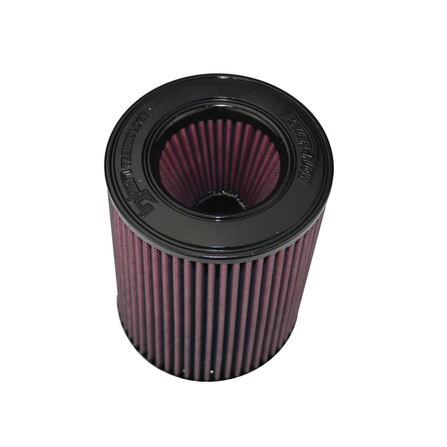 8-Layer Oiled Cotton Gauze Air Filter, 5.00 in. Flange ID, 6.5 in. Base, 8 in. Media Height, 5.30 in. Inertia Top