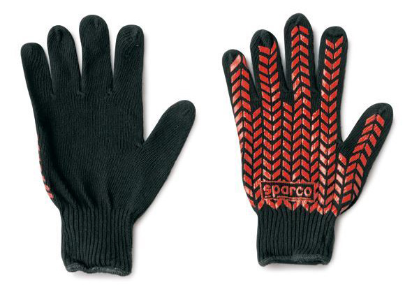 Pit Cotton Crew Gloves Black
