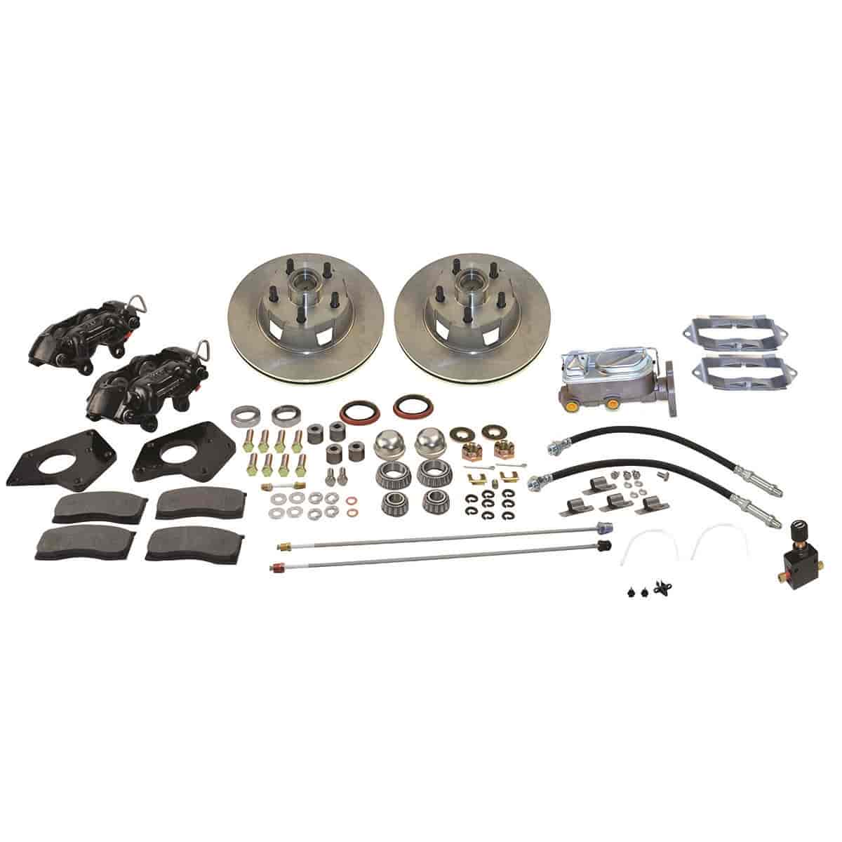 Front 4-Piston Drum to Disc Brake Conversion Kit See More Details For Applictions