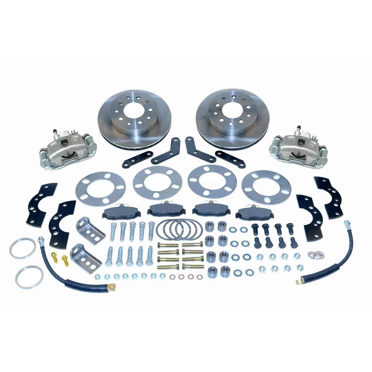 Single Piston Rear Disc Brake Conversion Kit For 2-piece Axles