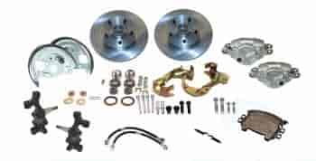 At-the-Wheels Front Drum-to-Disc Brake Conversion Kit Early GM