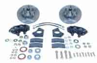 Front 4-Piston Drum to Disc Brake Conversion Kit At The Wheels Only