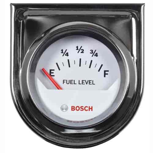 Electrical Fuel Gauge 2" white dial face
