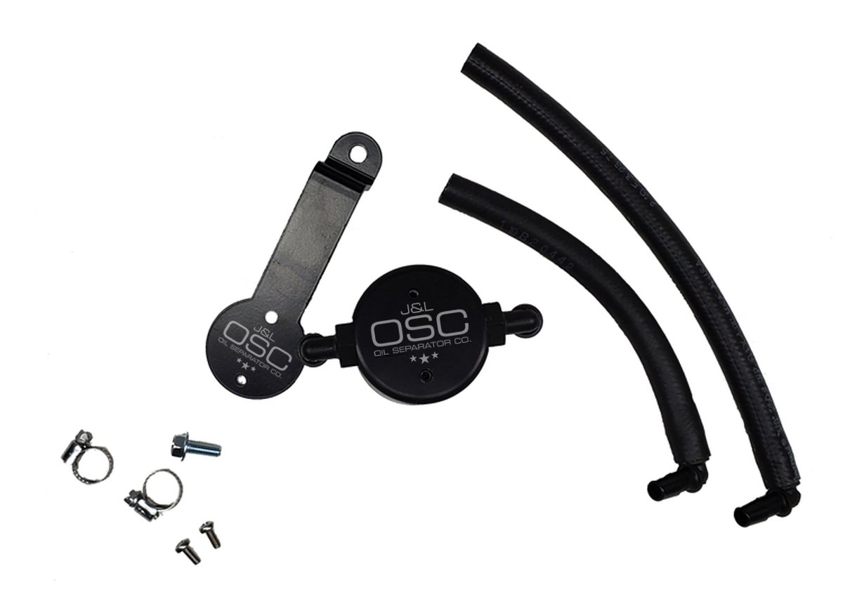 Oil Separator 3.0 Driver Side, Black Anodized [Fits Select Toyota Tacoma 3.5L]