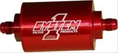 Pro street billet inline fuel filter AN-12 fittings