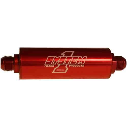 Long Inline Fuel Filter -12 AN Male Ends