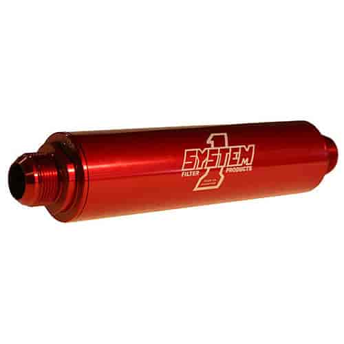 Extra Long Inline Fuel Filter -10 AN Male Ends