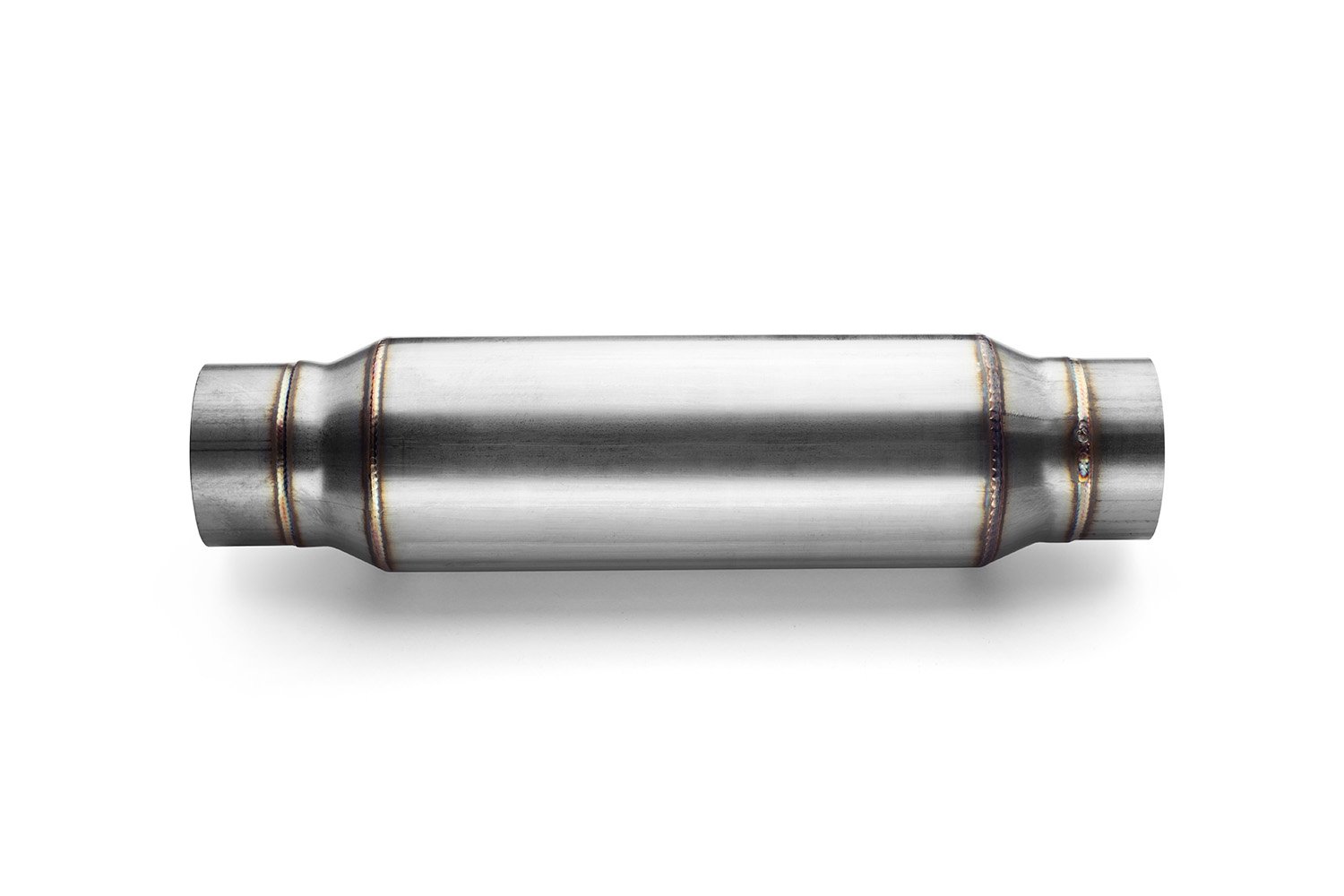 TR-Series Resonator Muffler, Inlet/Outlet: 3 in., Overall Length: 16 in. [Mirror Polished Finish]