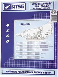 Transmission Technical Manual 1982-86 GM 700-R4