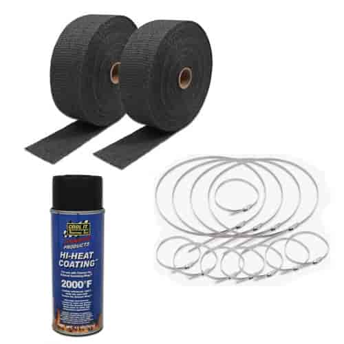 Header Wrap Kit Includes: 2 Thermo Tec Header Wrap Rolls