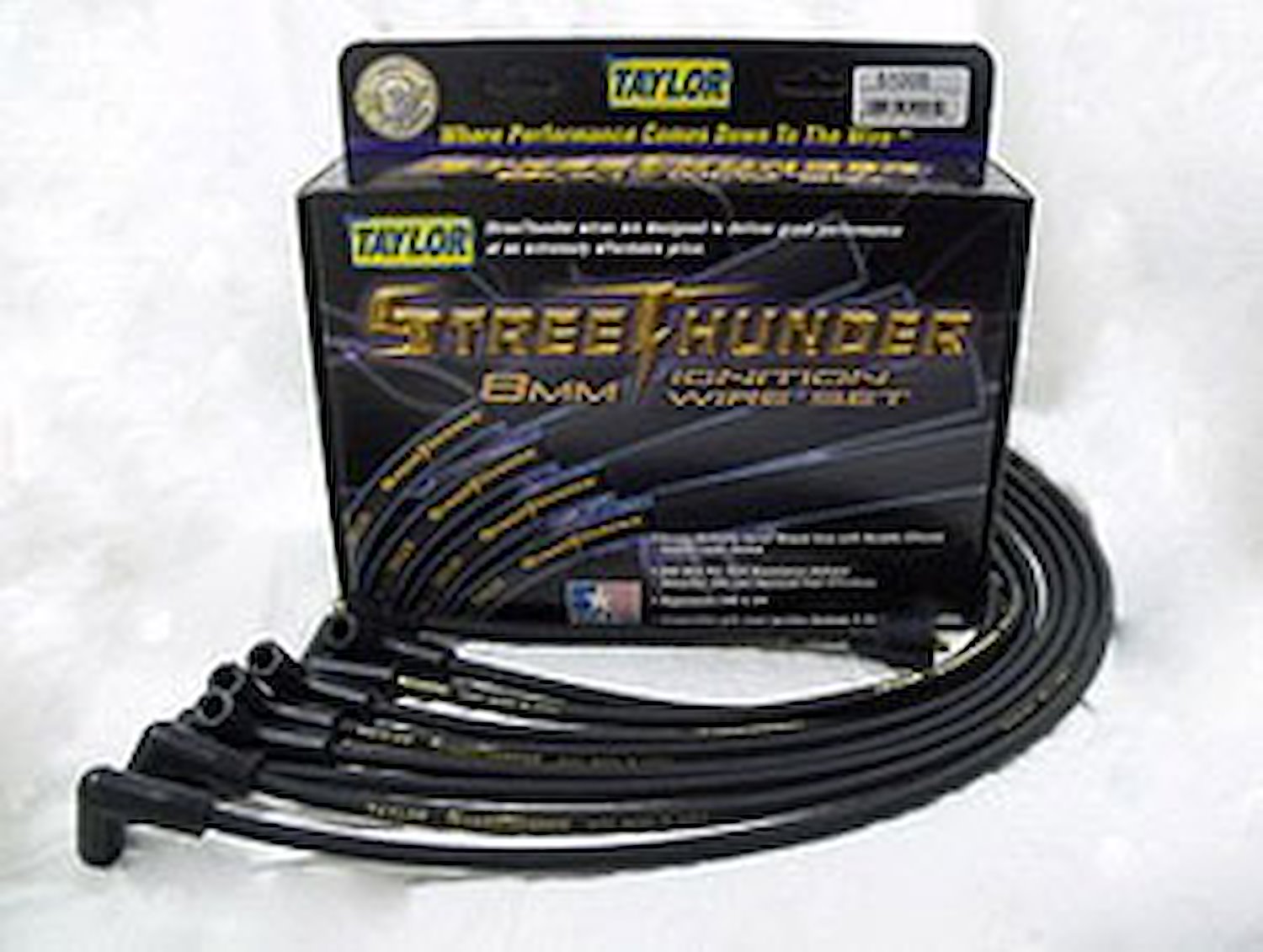 Street Thunder 8mm Spark Plug Wires Small Block Chevy (Under Headers)
