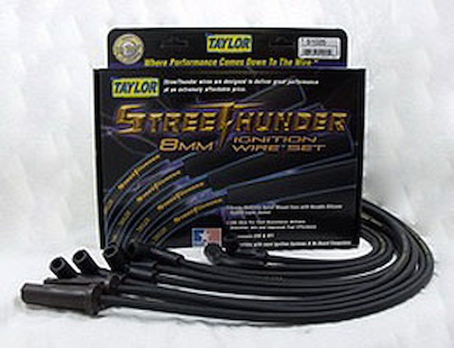 Street Thunder 8mm Spark Plug Wires 1992-1996 Chevy Corvette 5.7L