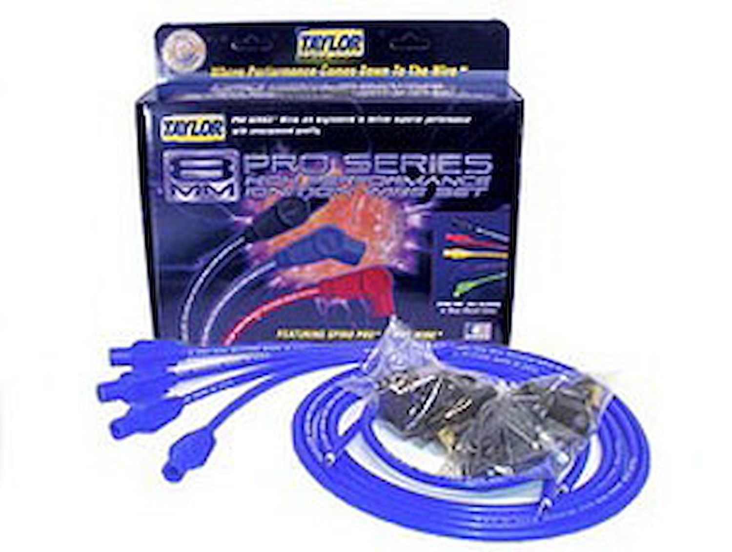 Spiro Pro 8mm Spark Plug Wires Universal Fit, 4 cyl