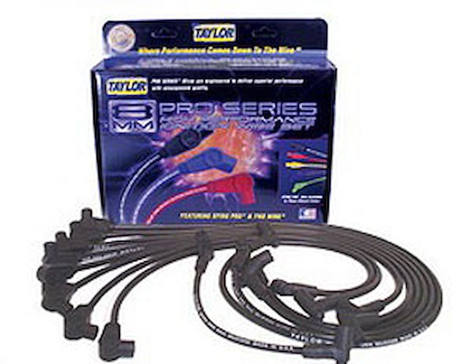 Spiro-Pro 8mm Spark Plug Wires 1996-2002 Chevy/GMC Trucks V8 5.0/5.7L Vortec