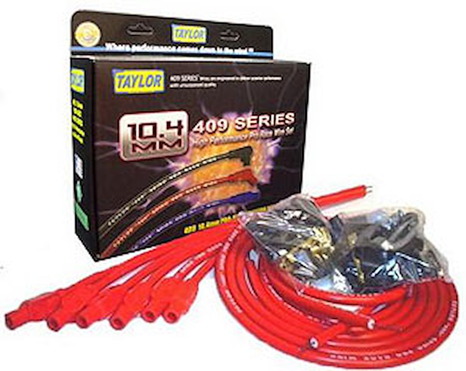 409 Pro Race 10.4MM Spark Plug Wires Universal Fit, 6 cyl