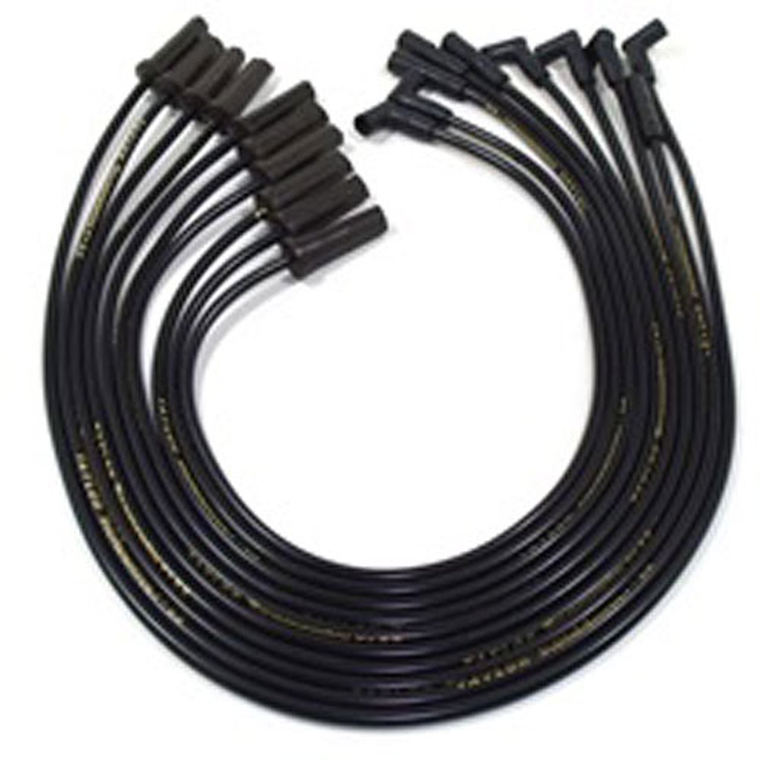 ThunderVolt 8.2mm 40 ohm Ferrite Core Performance Ignition Wire Set Custom Fit Black