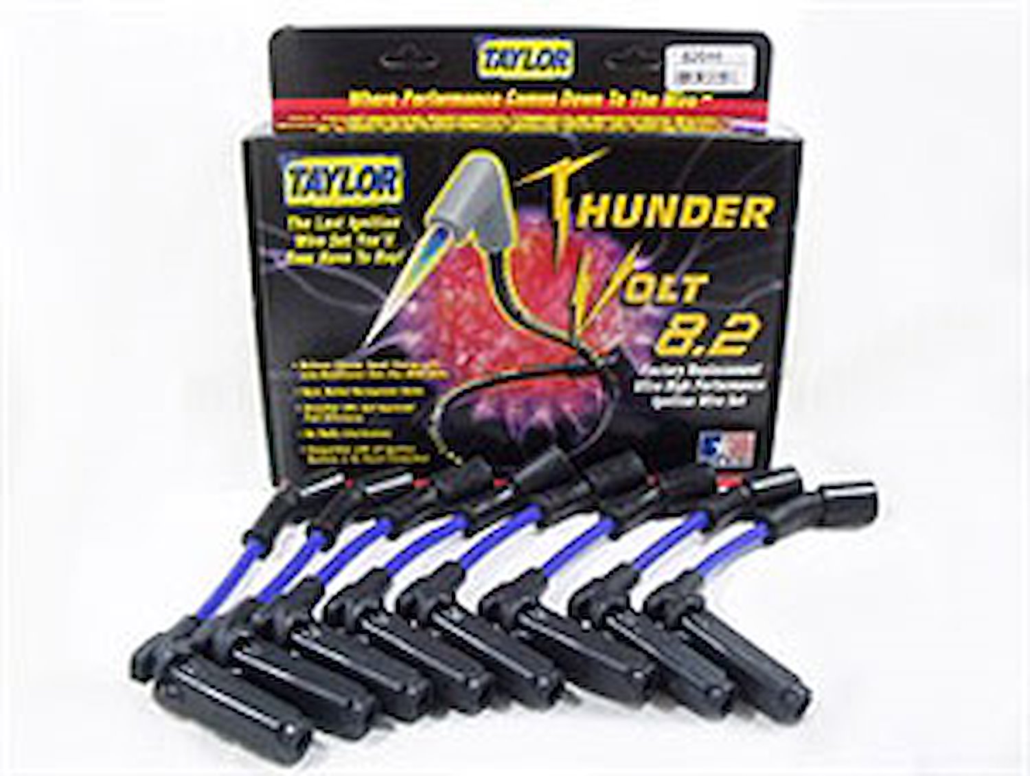 ThunderVolt 8.2mm Spark Plug Wires 2007-2008 Chevy Corvette 6.2L LS3/LS9