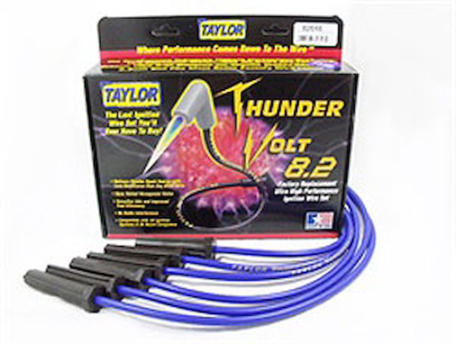 ThunderVolt 8.2mm 40 ohm Ferrite Core Performance Ignition Wire Set