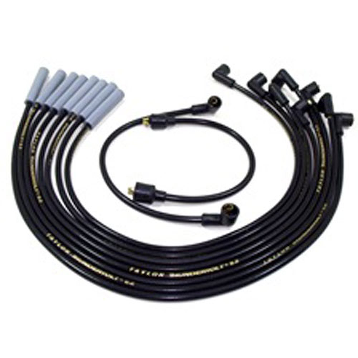 ThunderVolt 8.2mm Spark Plug Wires American Motors, Ford/Mercury, GM 8-Cylinder Black