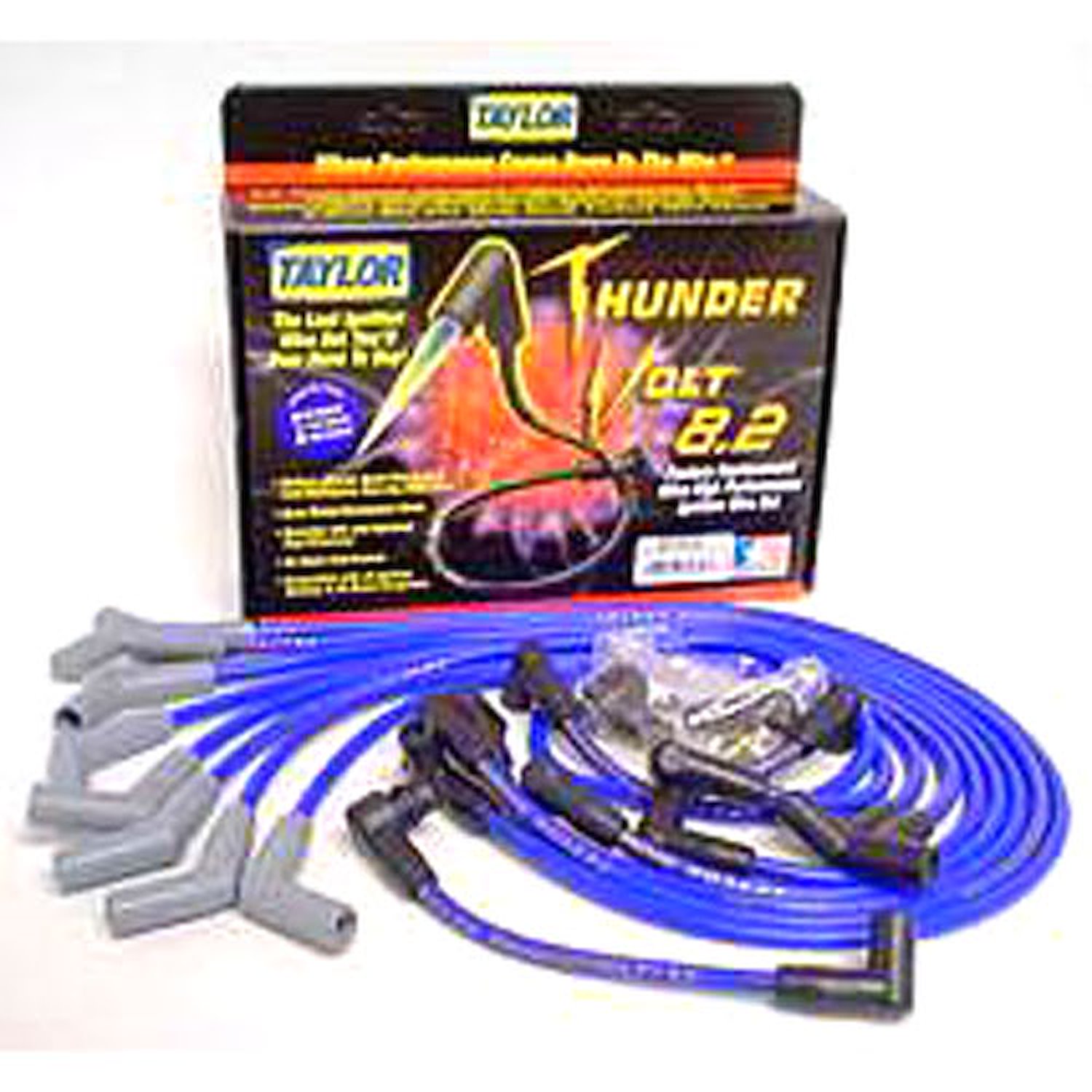 ThunderVolt 8.2mm Spark Plug Wires 1985-97 Ford 302-351