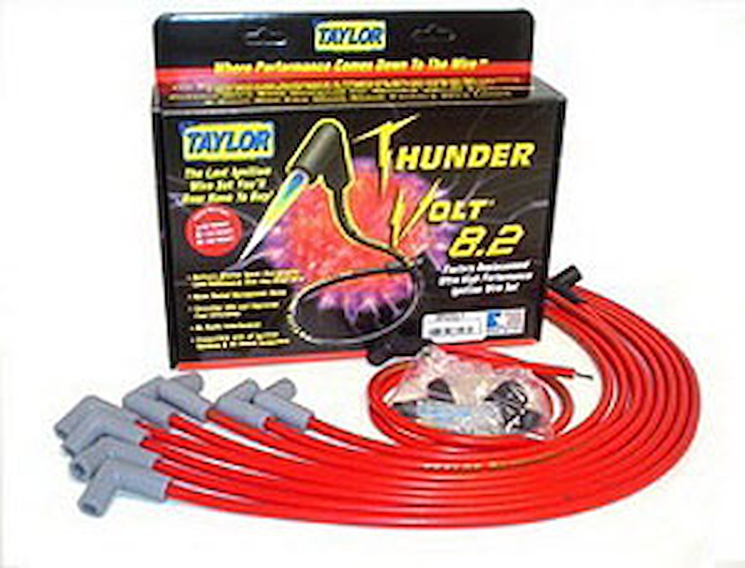 ThunderVolt 8.2 mm Spark Plug Wires Small Block Chevy (Over Valve Covers)