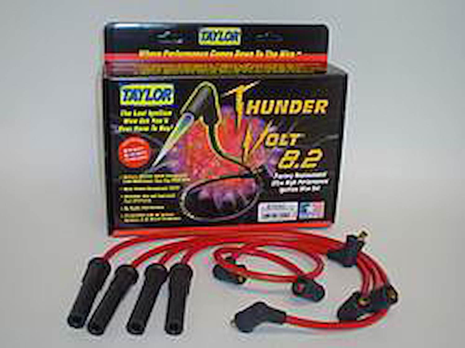 ThunderVolt 8.2mm Spark Plug Wires 1983-92 Toyota 2.4L