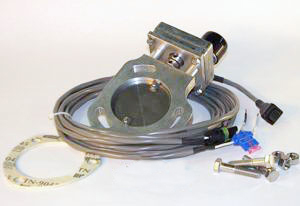 Electric exhaust cutout valve