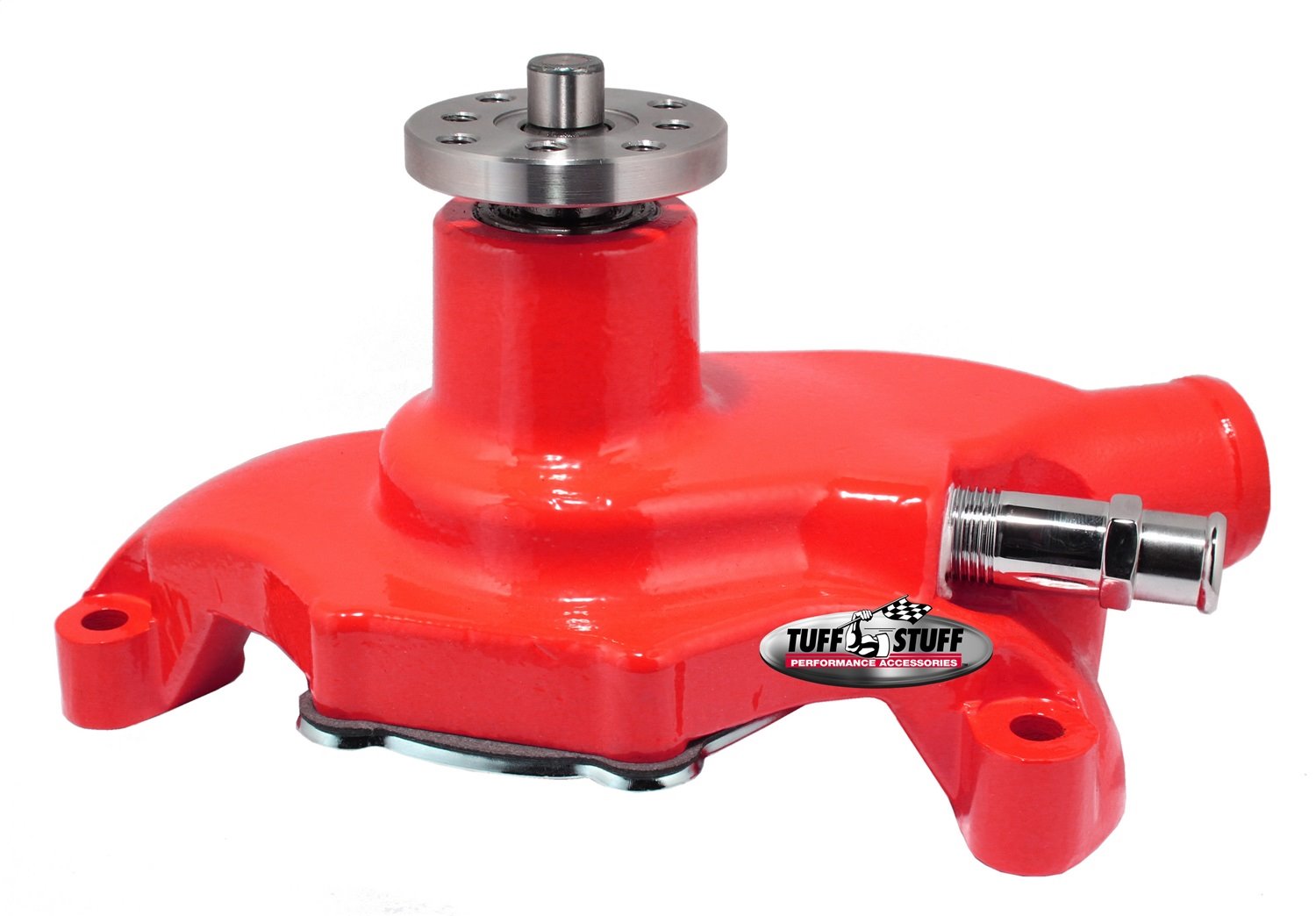 SuperCool Water Pump Red Powder Coated 1955-71 Small Block Chevy