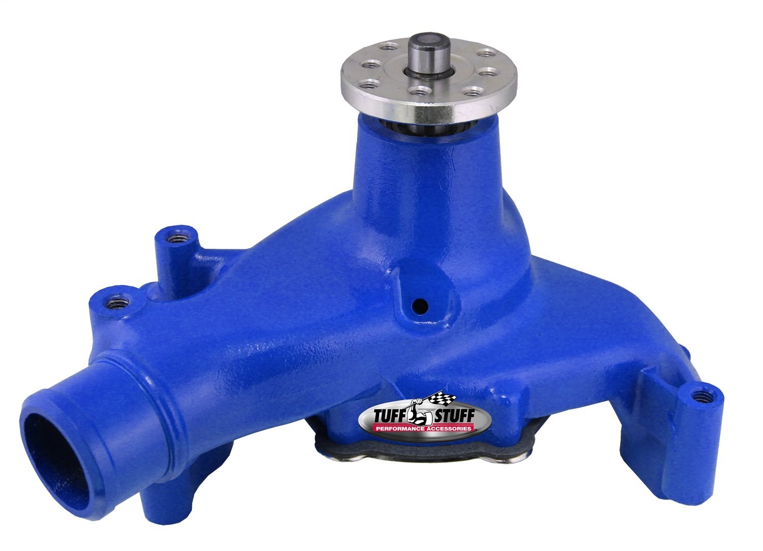 SuperCool Water Pump Blue Powder Coated 1969-93 Small Block Chevy