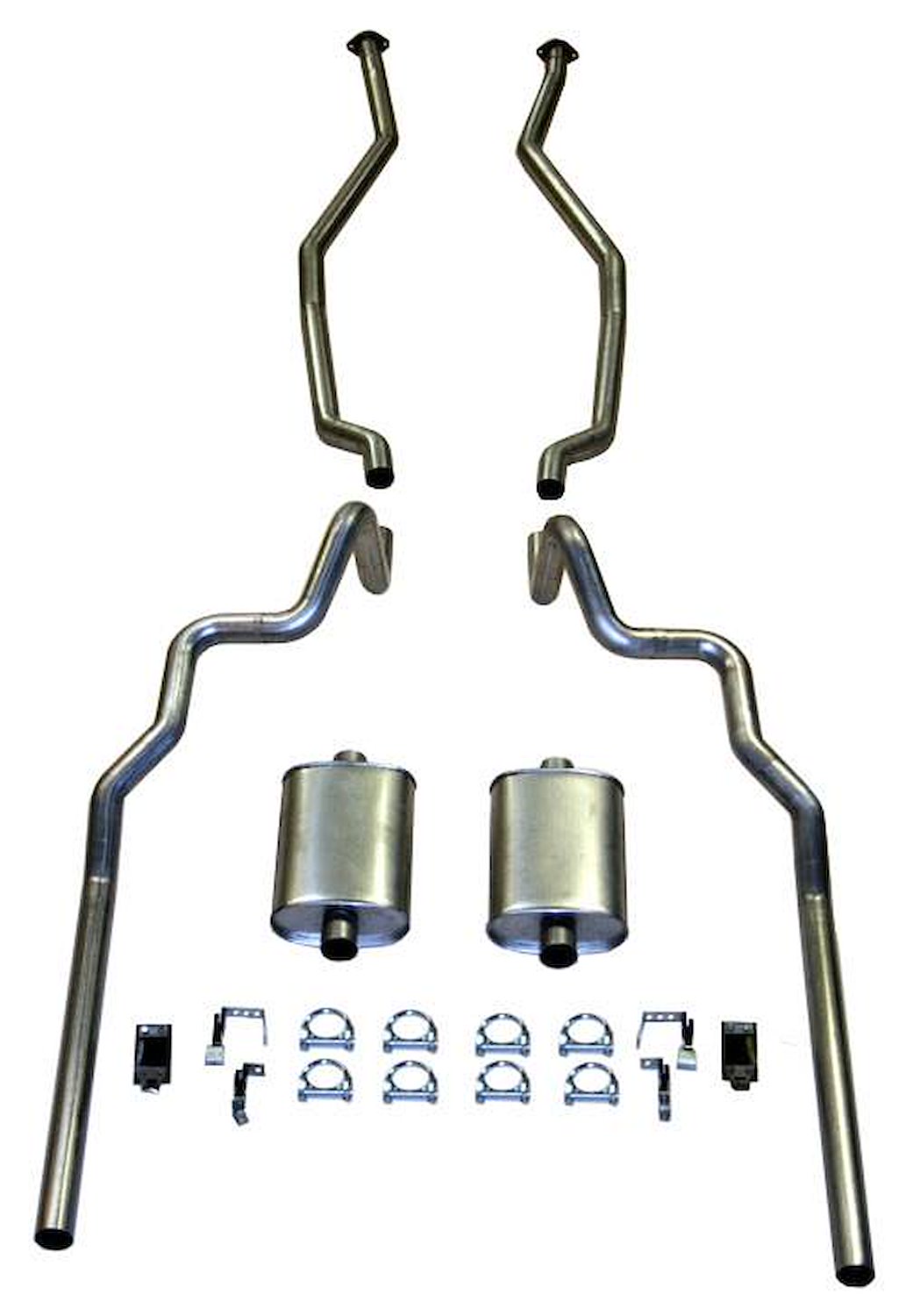 83005 1963-64 Full-Size Ford 2-1/2 in. Turbo Exhaust System exc. Convertible & Station Wagon
