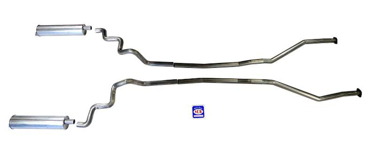 83018 1963-64 Full-Size Ford 2-1/2 in. Turbo Exhaust System exc. Convertible & station wagon