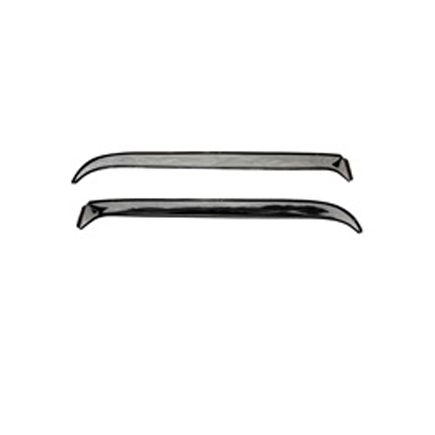 95-97 Paccar/Kenworth K100/T600A/T800/W900 Ventshade - 2Pc Stainless Window No Color