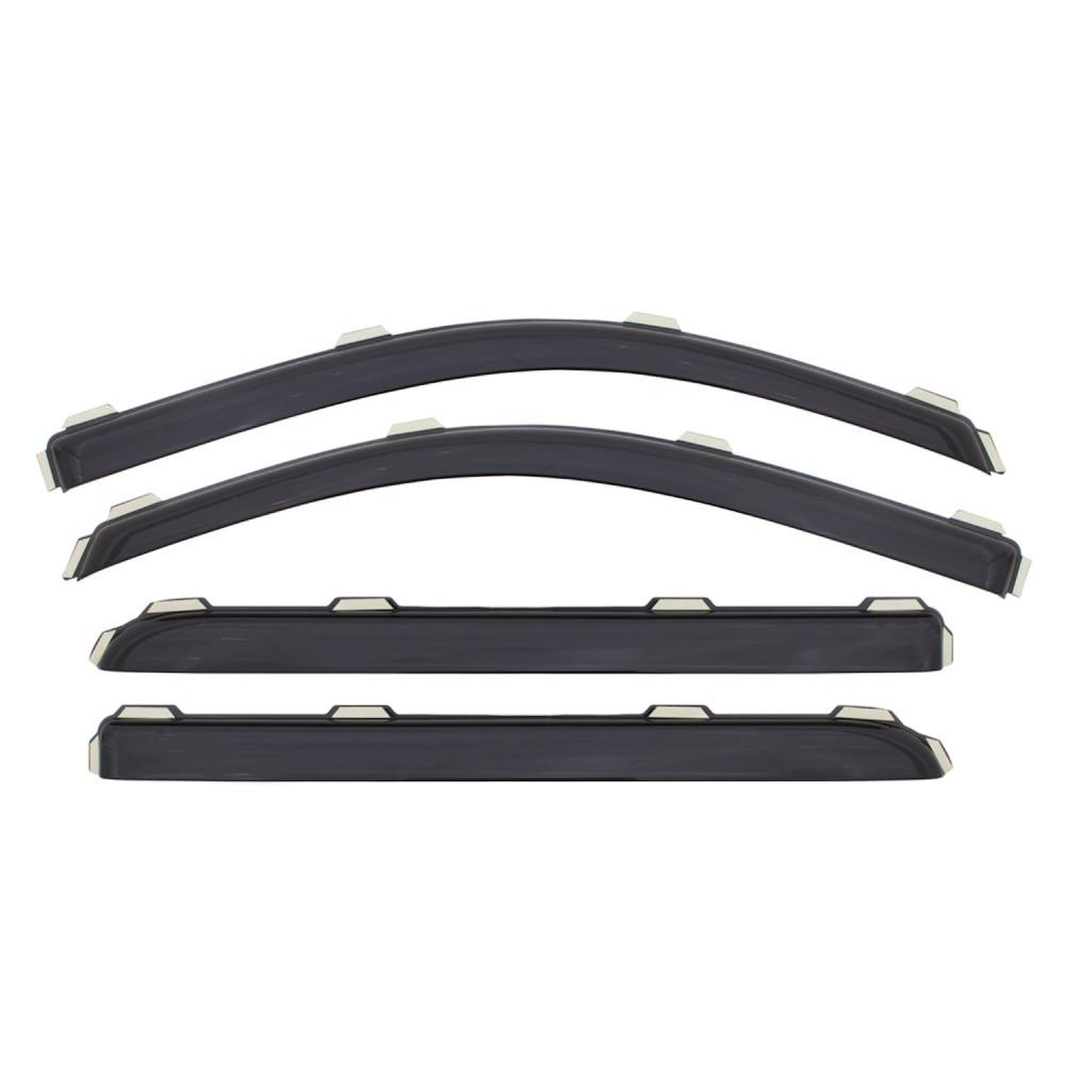 In-Channel Ventvisor Side Window Deflectors for 2016-2020 Toyota Tacoma Double Cab