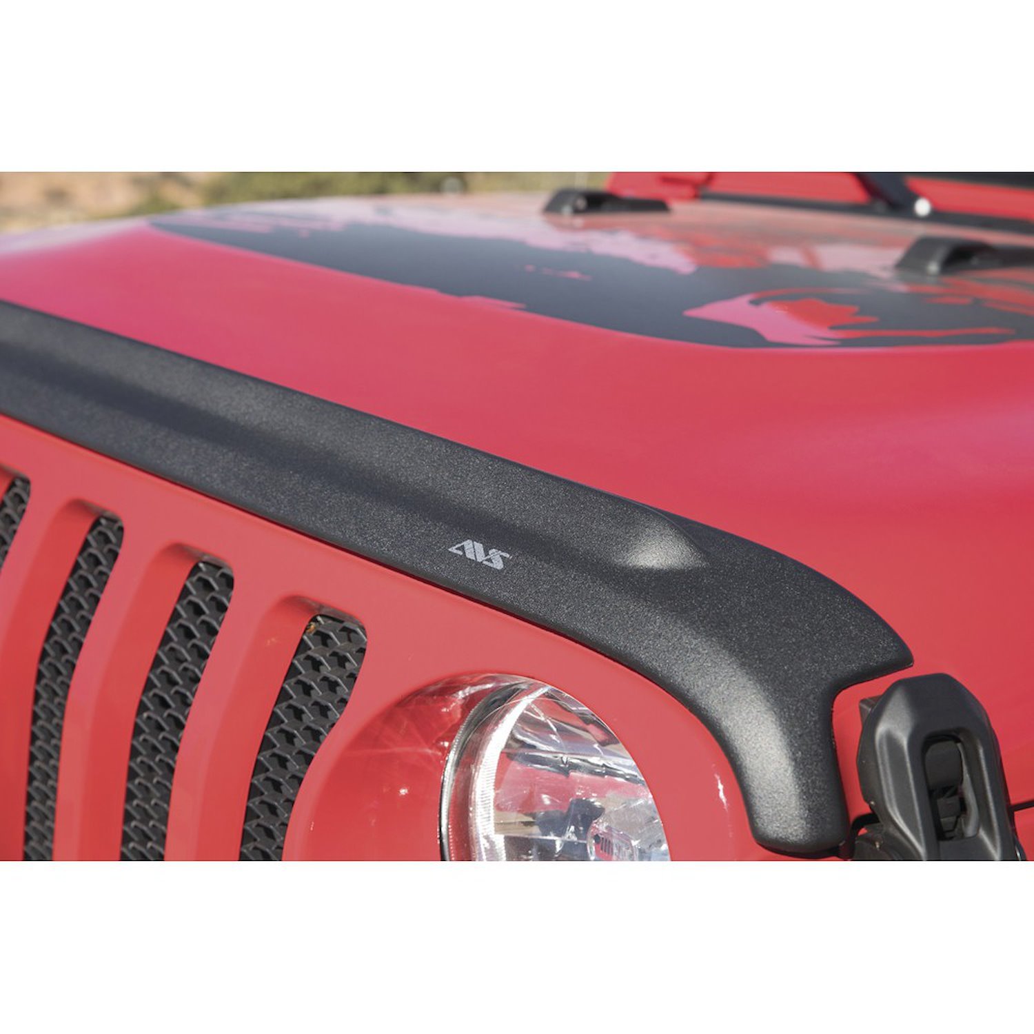 Aeroskin Matte Black Hood Protector 2018-2020 Jeep Wrangler JL
