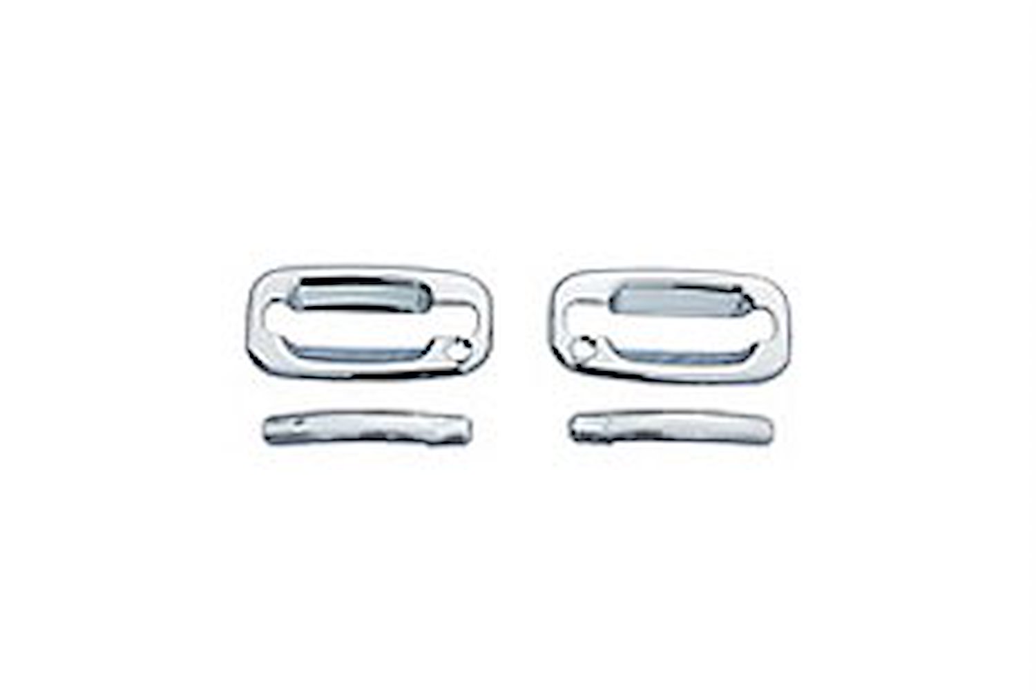 Chrome Door Handle Cover 2 pc. w/o Passenger Keyhole