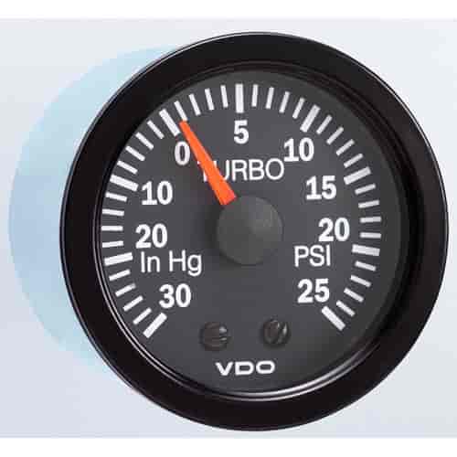 Turbo Gauge with Tubing Kit and US Thread Adapters 2-1/16" mechanical