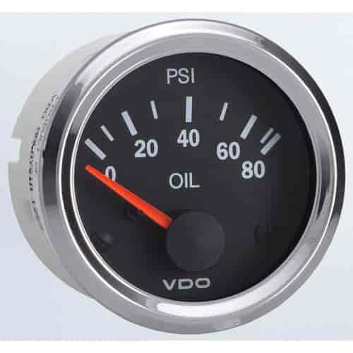 Vision Oil Pressure Gauge 2-1/16" Electrical