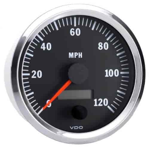 Vision Chrome 120MPH 4 Electronic Speedometer with Autocalibration 12V