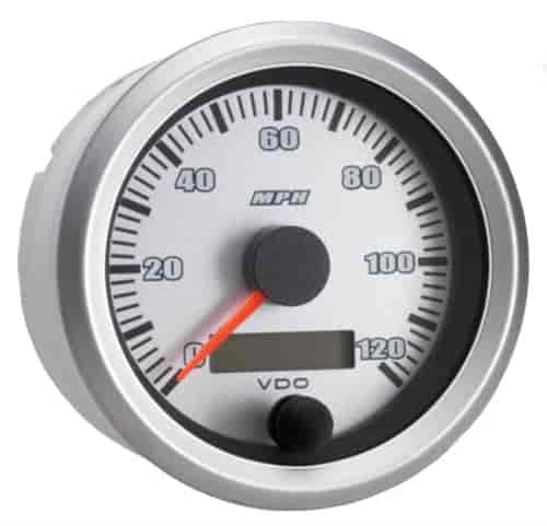 Vision Silverstone 120MPH 3 3/8 Electronic Speedometer with Autocalibration