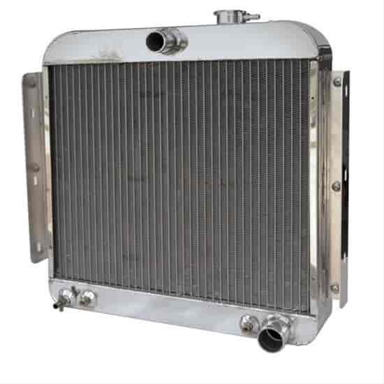 Direct-Fit Satin Aluminum Radiator [1955-1956 Chevy Tri-Five]