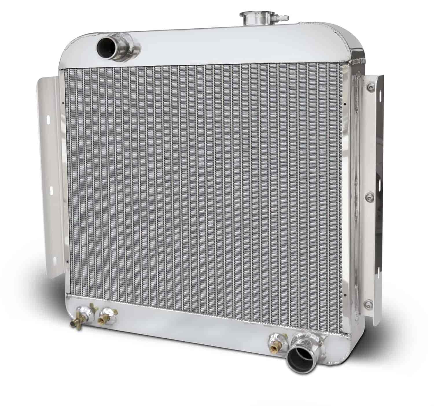 Direct-Fit Polished Aluminum Radiator [1957 Chevy Tri-Five]