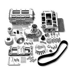 6-71 Supercharger Kit 1955-86 Small Block Chevy Drive Pitch: 1/2"