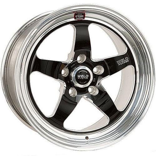 RT-S Series Wheel Size: 18" x 10" Bolt Circle: 5 x 4-3/4" Rear Spacing: 5.70"